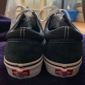 Black and white vans